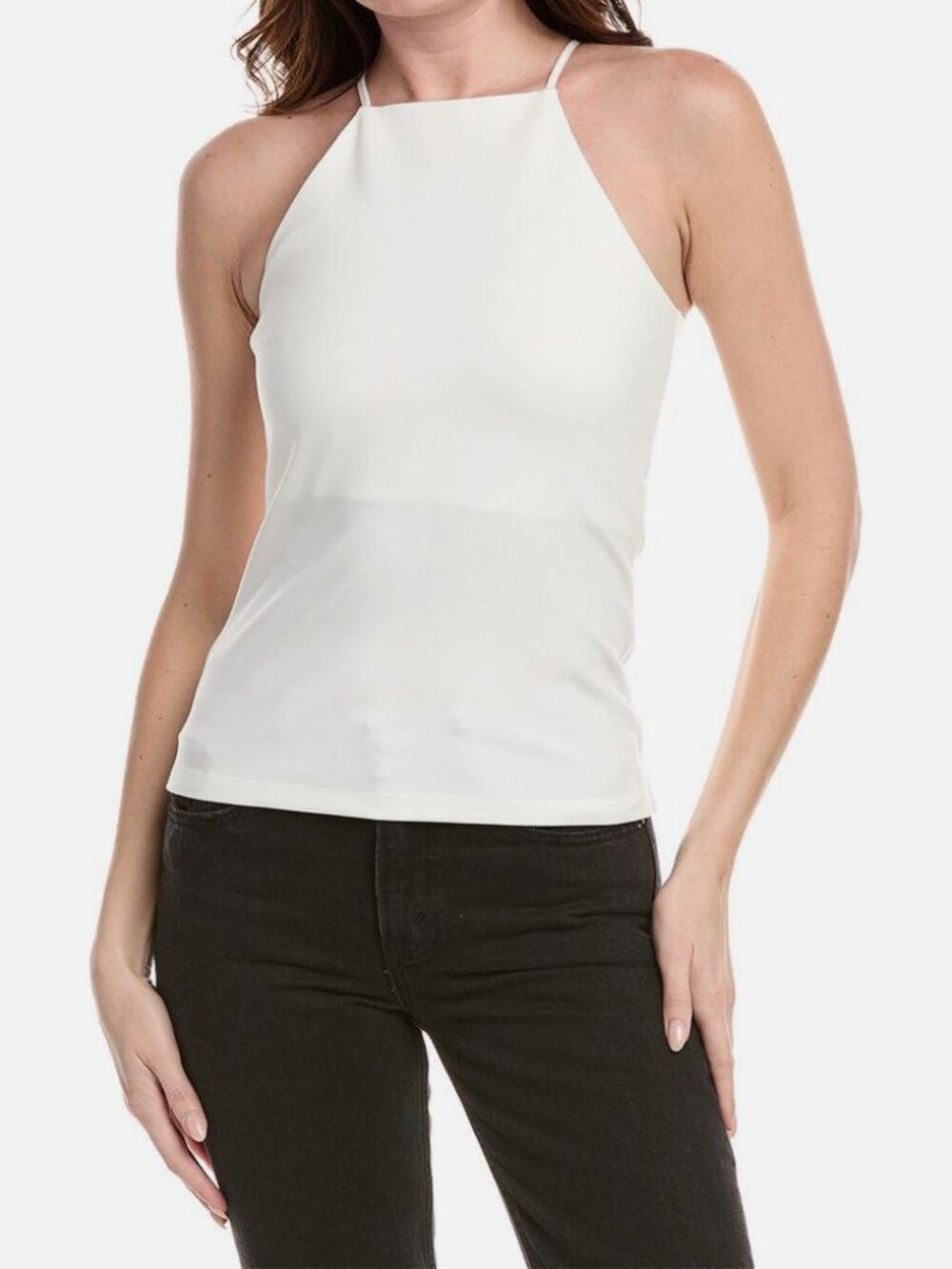 Rag & Bone Women's Ivory Irina High Neck Tank Top Size XL